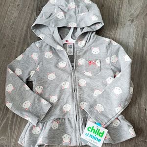 NWT. CHILD OF MINE zip up sweater. 24 months